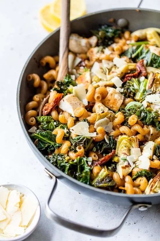 One-pot Chicken Artichoke Cavatappi Recipe