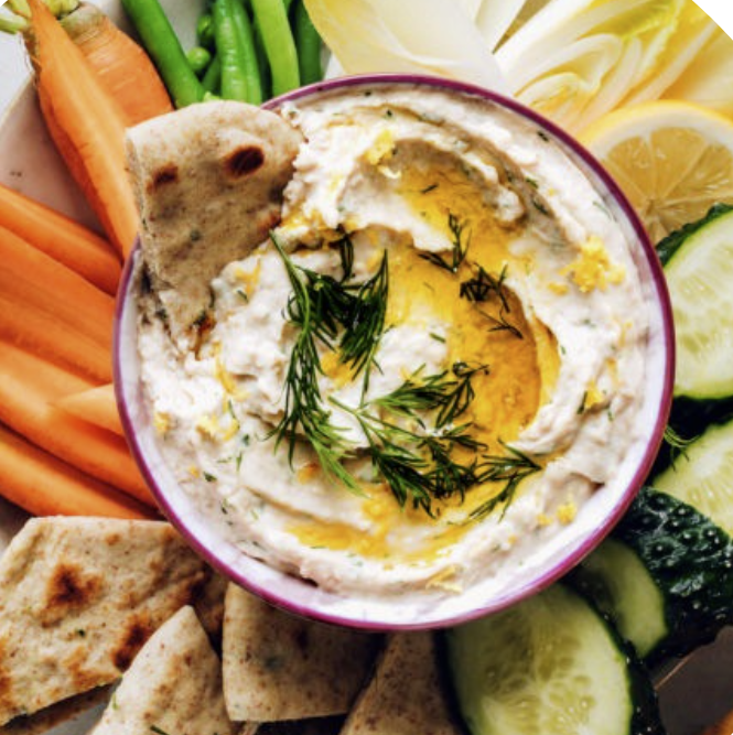 Lemon And Herb White Bean Dip